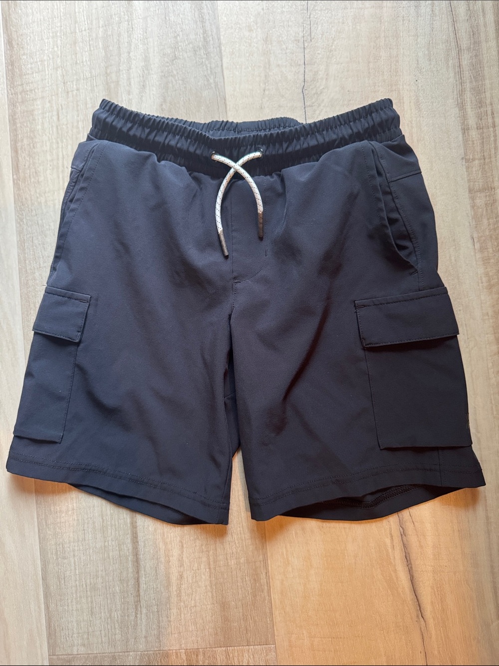 all in motion Black Cargo Active Shorts with Drawstring